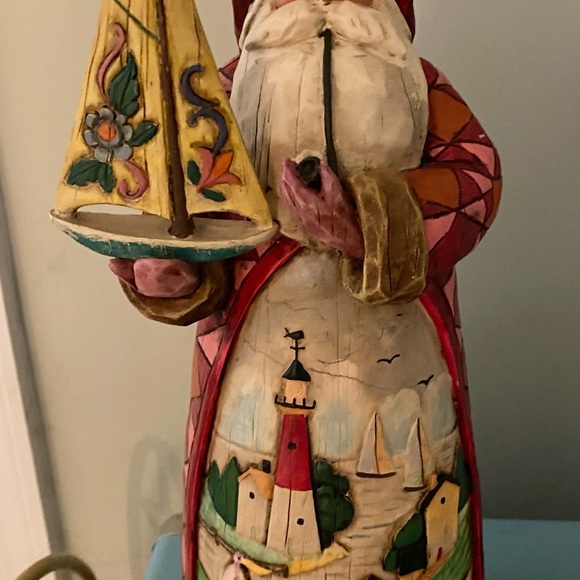 Jim Shore Heartwood Creek 2003 “A Ship Sails In Bearing Gifts” Nautical Santa - Picture 3 of 6